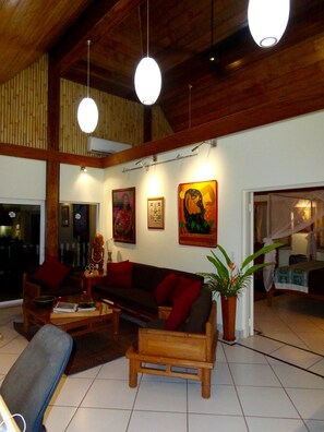 Interior - The Black Pearl! The most luxurious private OVER WATER BUNGALOW on Bora Bora! (Vaitape)