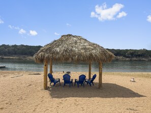 On the beach