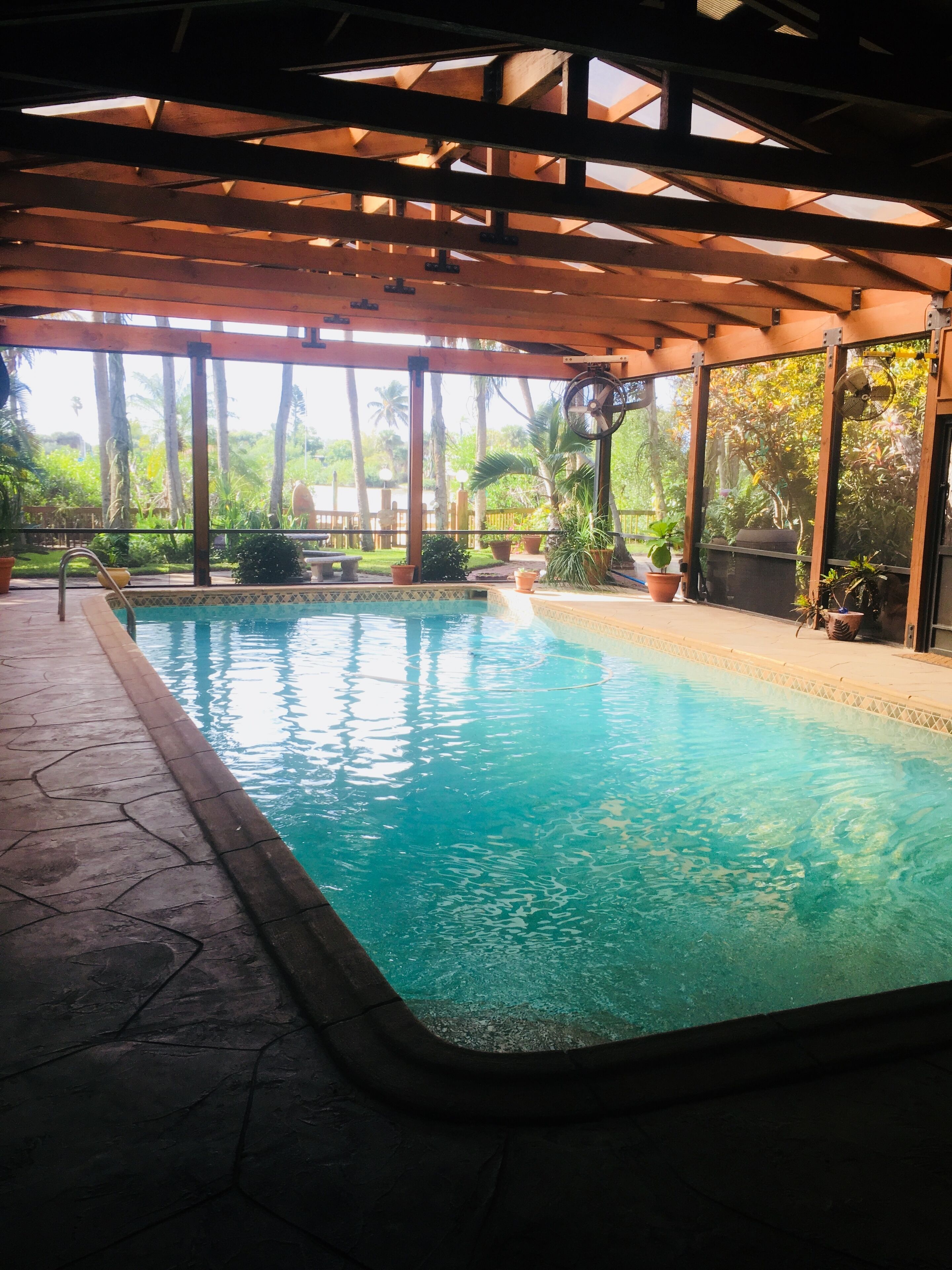 amazing 3/2 home on the river with pool and walking distance to beach