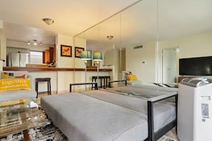 2 chambres, fer et planche à repasser, lit parapluie, Wi-Fi gratuit
