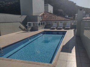 Pool - LEISURE AREA IN COVERAGE WITH SEA VIEW (UBATUBA)