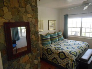 2 bedrooms, in-room safe, iron/ironing board, travel cot