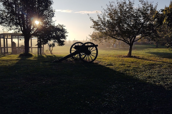 Early Morning Fog on the Farm