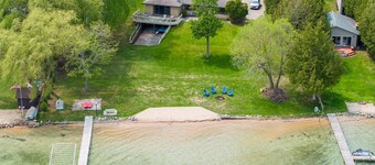 Beautiful Walloon Lake Home - 160 ft of private frontage, Pontoon Boat option