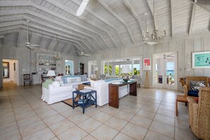 TV, fireplace, video games, DVD player