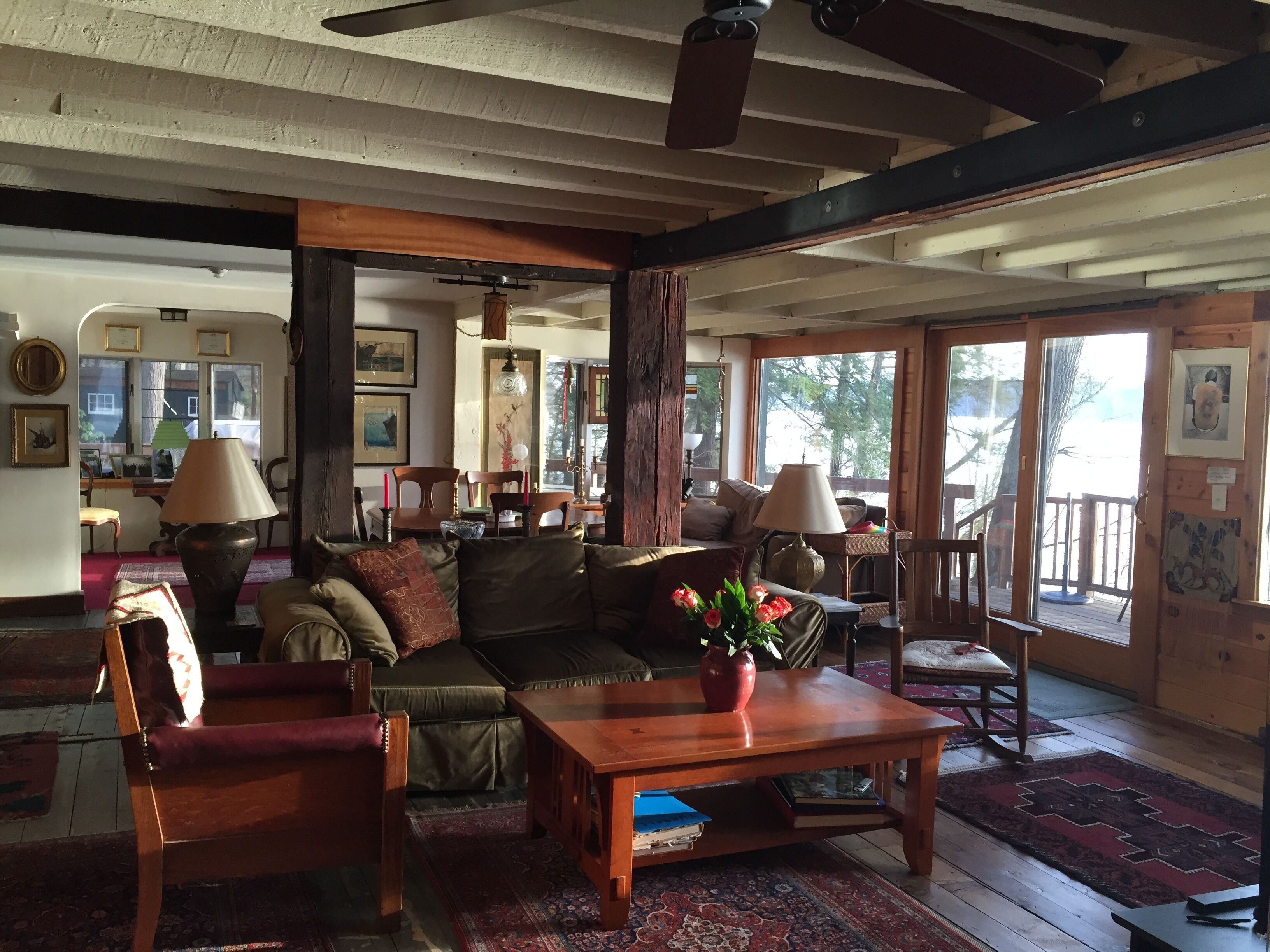 MAGICAL, PRIVATE, FORESTED LAKEFRONT/ SWEEPING LAKE VISTAS, EASY ACCESS IN ITHA