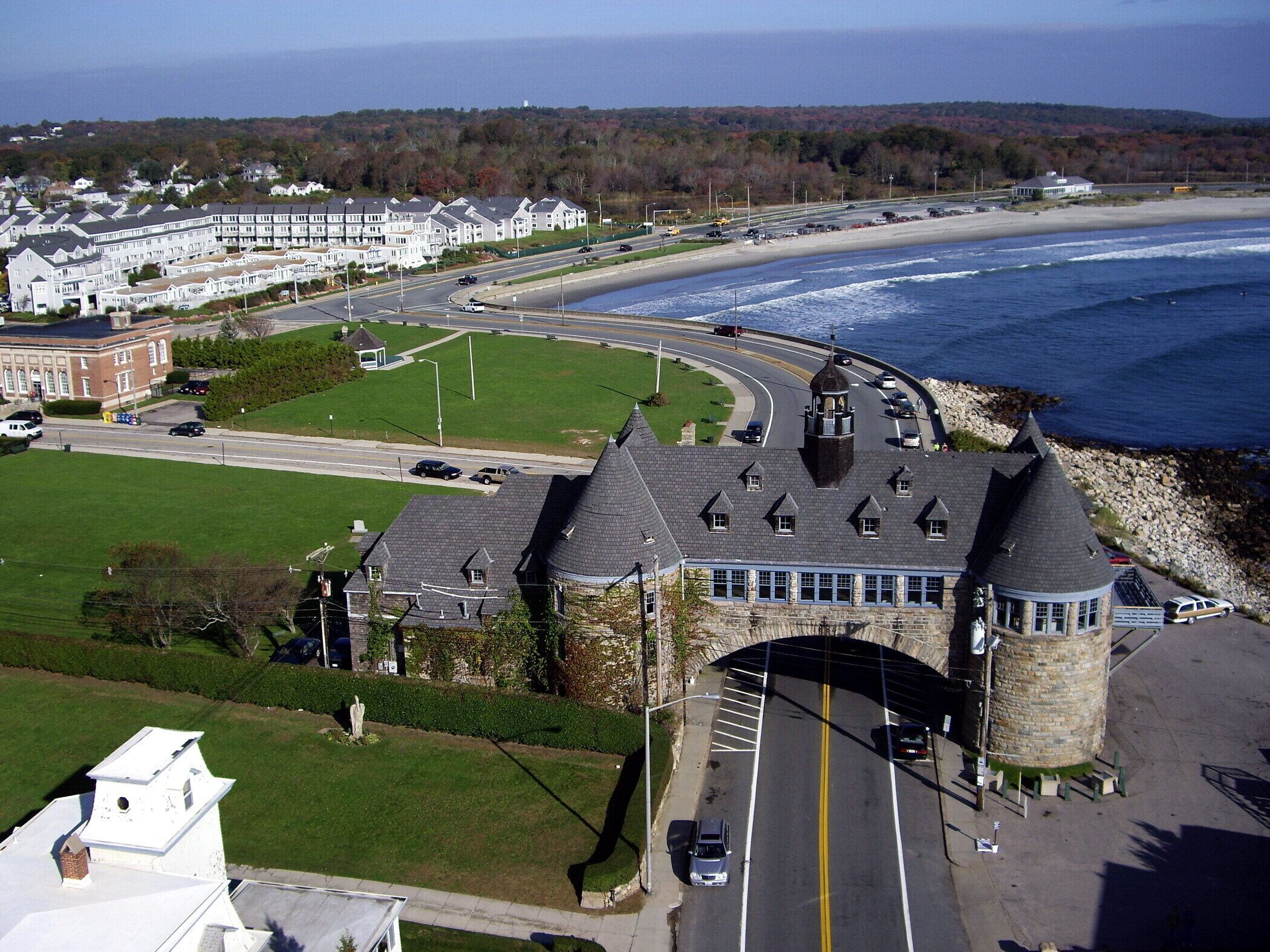Ocean road into our center of Town