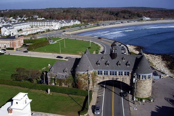 Ocean road into our center of Town