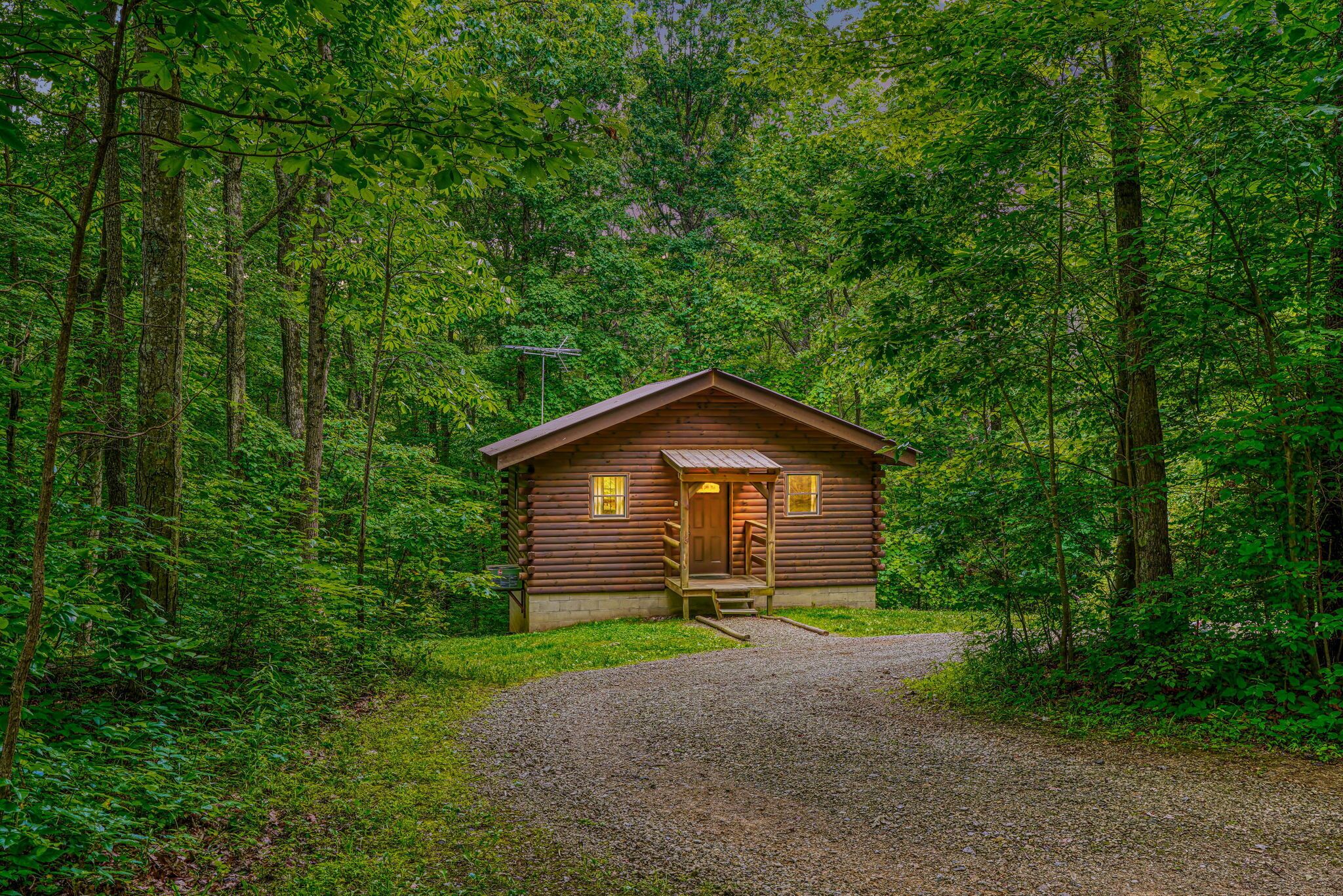 Cozy 1 br cabin on 80 acres near caves!