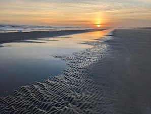 Enjoy a serene beach experience with access to the ocean.