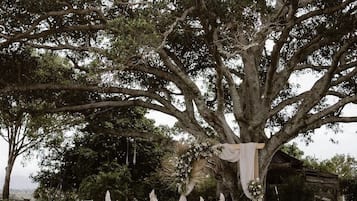 Espace banquet en plein air