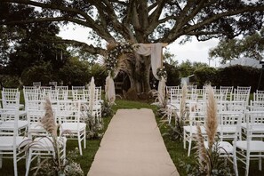 Espace banquet en plein air