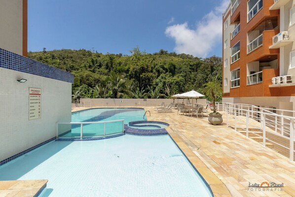Indoor pool, a heated pool
