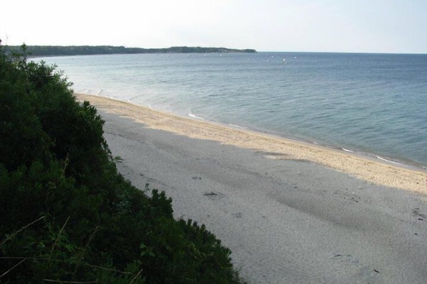 View of private beach from Manomet Bluffs