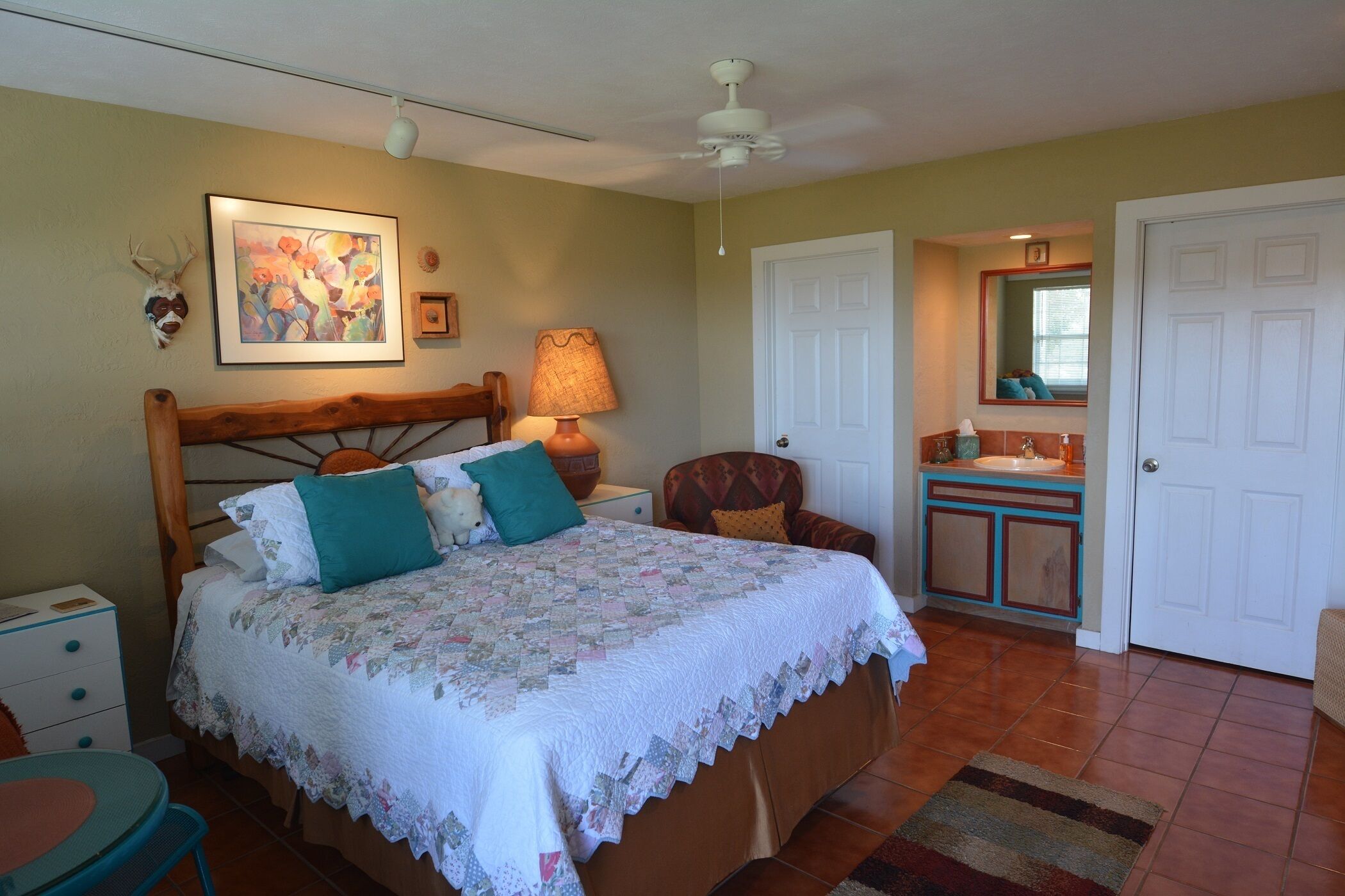 Perched on the apex of the hills overlooking the Blanco River Valley