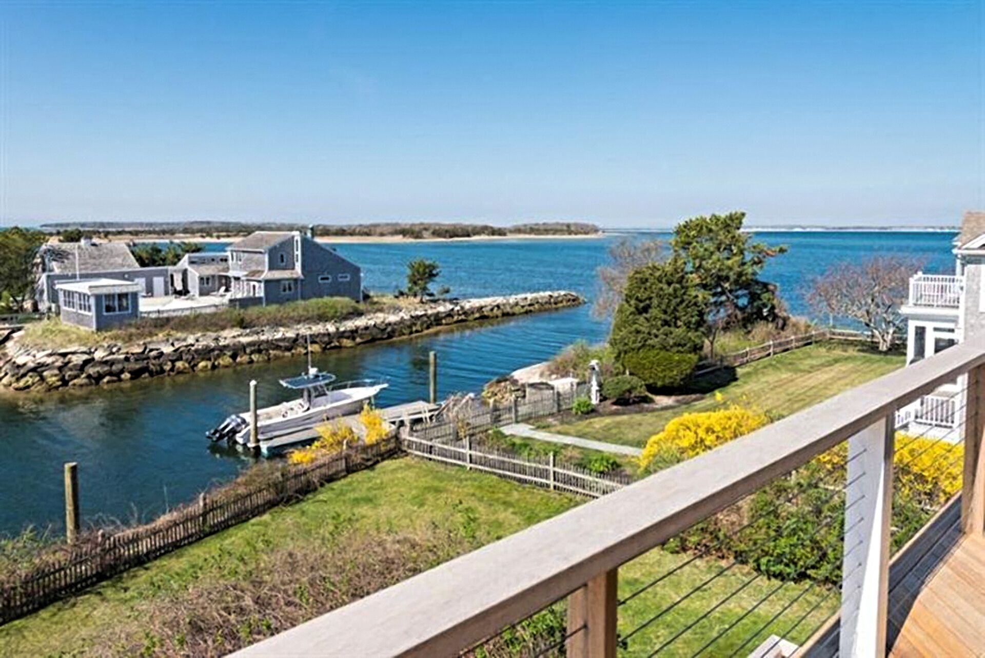 Spectacular Waterfront Home with Private Dock and Salt Beaches