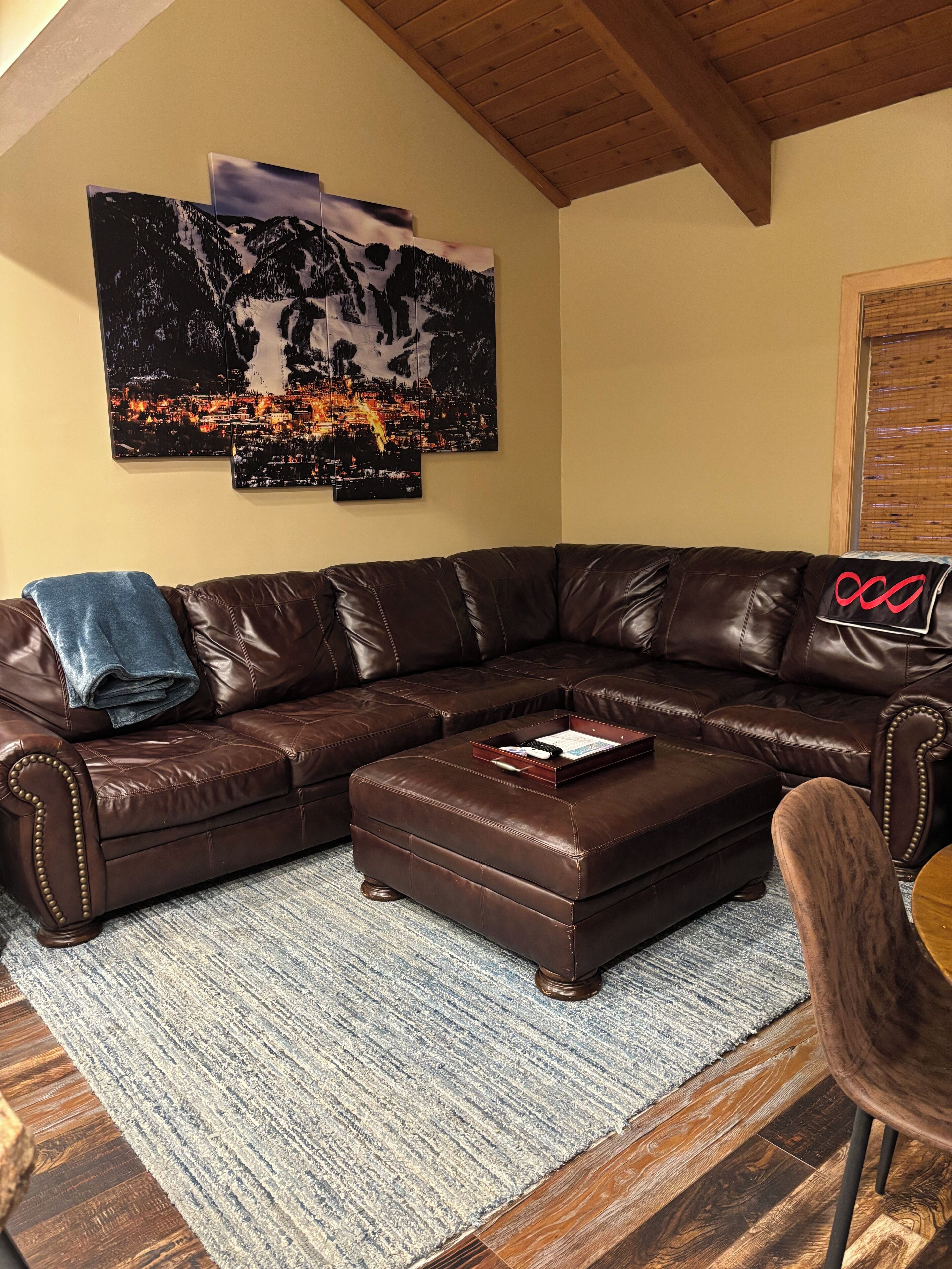 Smart-TV, Kamin, DVD-Player, Stereoanlage