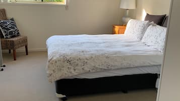 1 bedroom, iron/ironing board, bed sheets