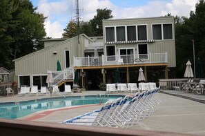 Indoor pool, outdoor pool