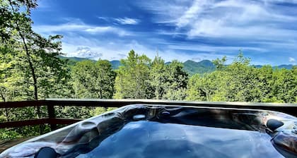 Vistas mágicas de la montaña, ba��era de hidromasaje con gas, senderismo y pesca, NOC 5 min.-WIFI