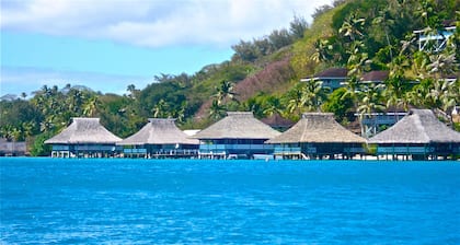 Bungalow eins - Brandos weltberühmter Überwasser-Bungalow in Bora Bora!
