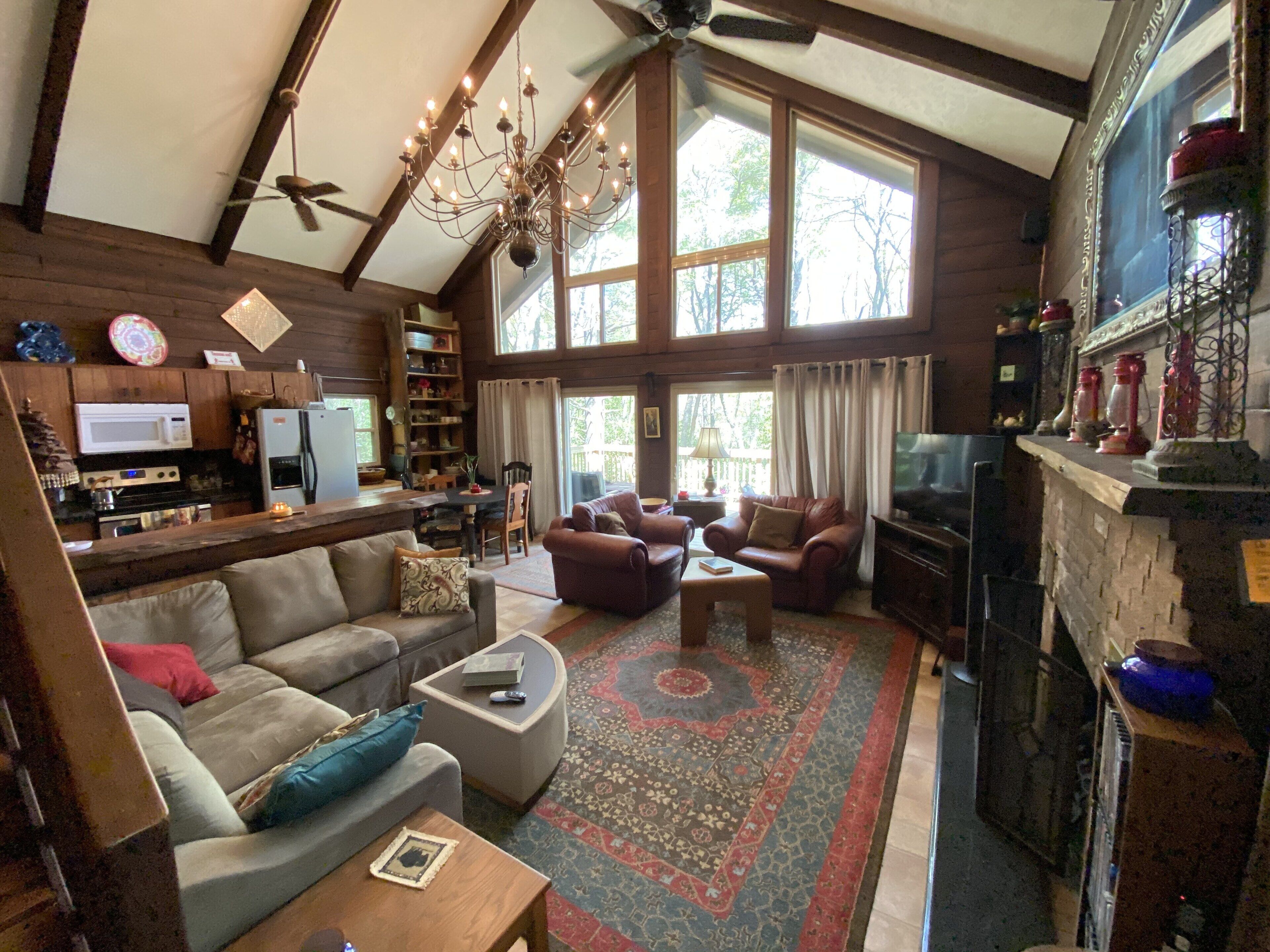 تلفزيون، مدفأة