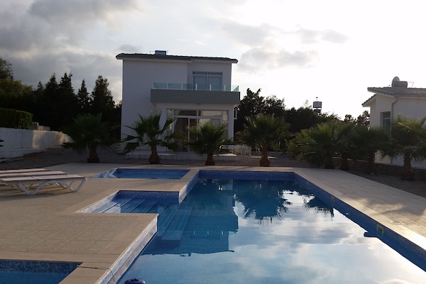 View of no.5 one of our two villas on this site, from the shared pool