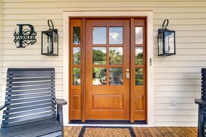 Exterior detail - Pool w/ Waterfall, Deep Water Dock, 3rd Row Home (Isle of Palms)
