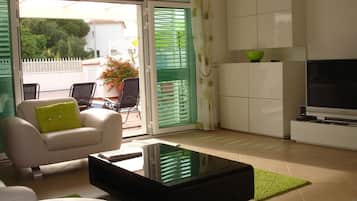 Televisie en een dvd-speler