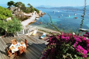 Outdoor dining - Porticcio: house / villa - 7 rooms - 10 persons (Pietrosella)