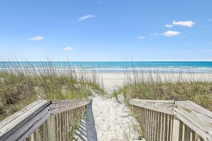 On the beach