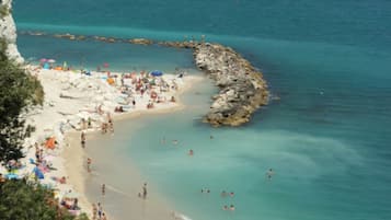 Vlak bij het strand