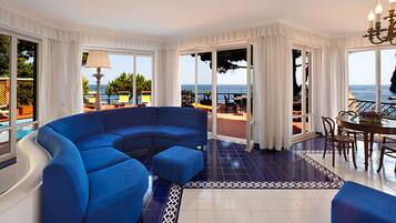 Télévision à écran plat, cheminée, écrans d'ordinateur, imprimantes