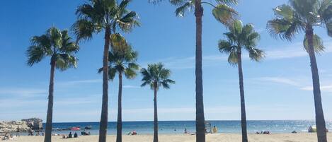 Ligstoelen, strandlakens