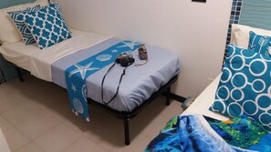 2 bedrooms, iron/ironing board, bed sheets