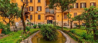 Central near Vatican, olympic stadium with terrace, elevator and garage.