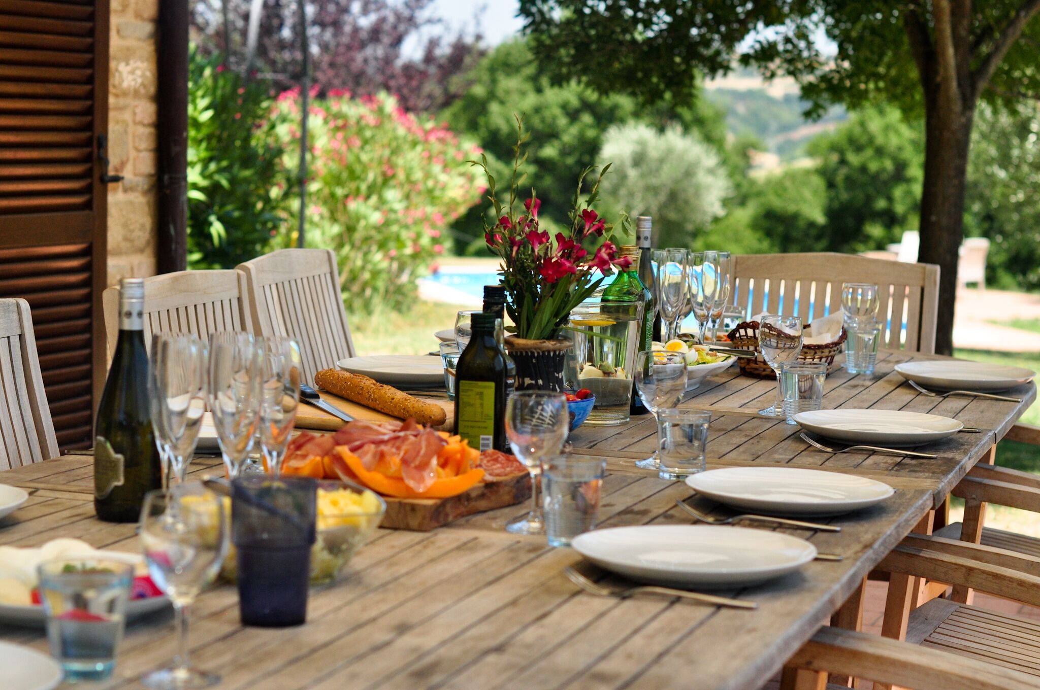 Udendørs spisemuligheder