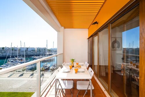 Tolles Apartment in Marina de Lagos mit Klimaanlage und kostenlosem Zugang zum Pool 