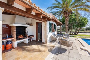 Terrace/patio - Villa Can Deyá located in Siller with private pool (Puerto Pollensa)