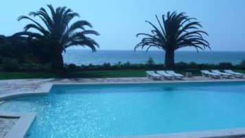 Indoor pool, outdoor pool