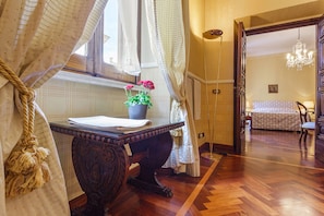 2 bedrooms, iron/ironing board, travel crib, free WiFi