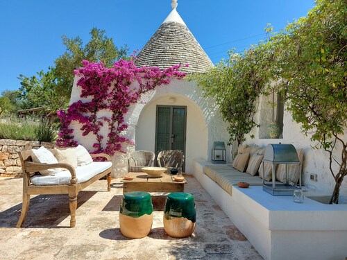 Authentic Trulli with Heated Private Pool near Ostuni | Masseria Paradiso