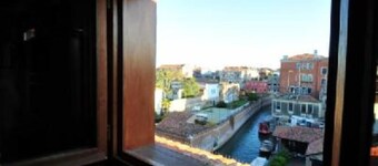 Romantic "on the roof", view of a little canale