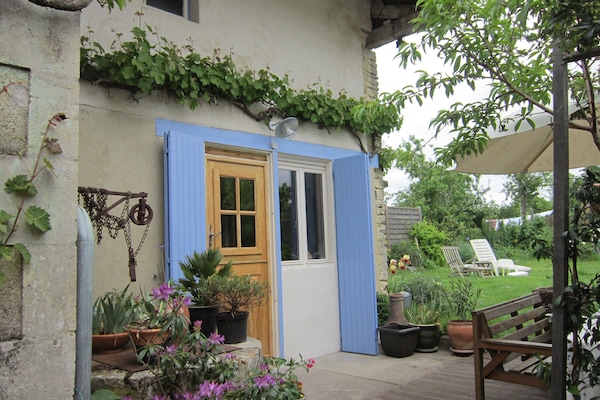 deck and back garden