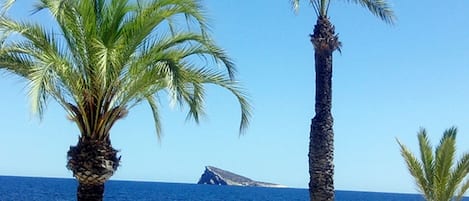 En la playa 