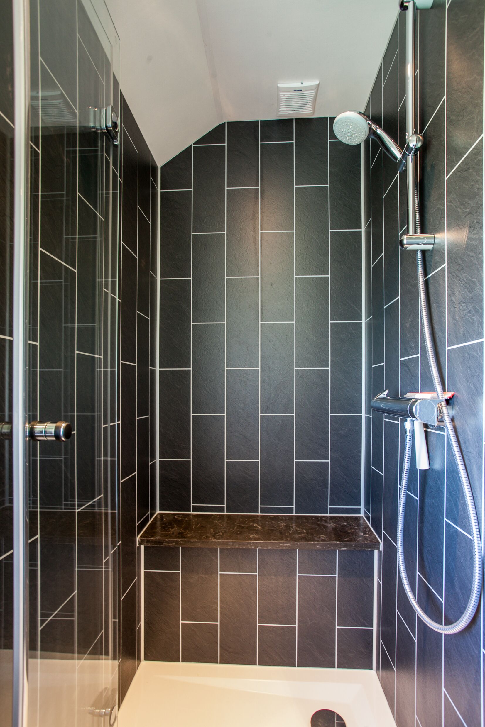 Shower, toilet paper