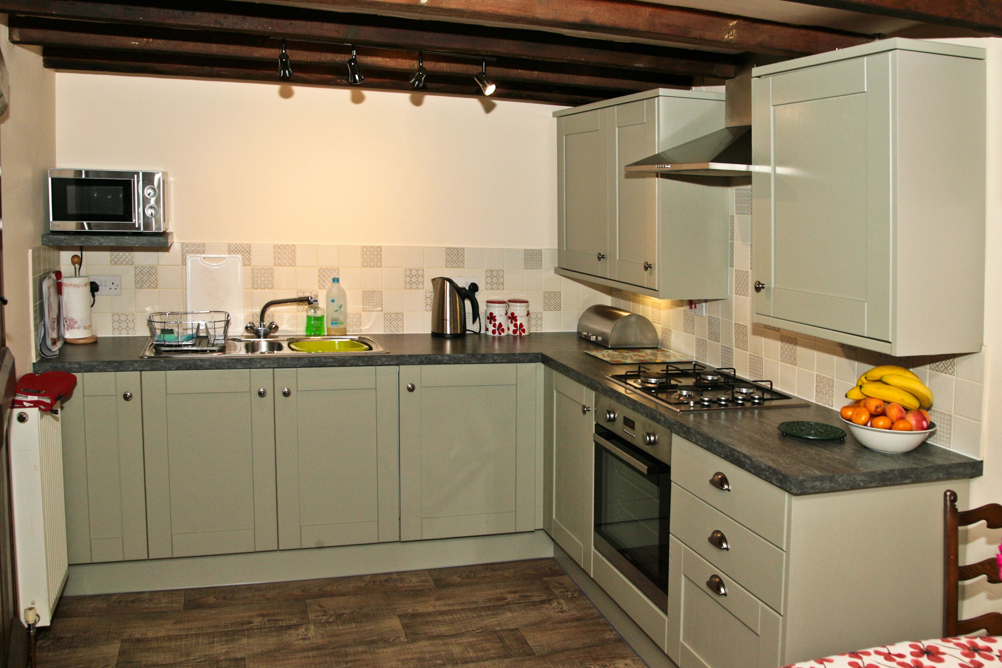 Rural location on the edge of a small Derbyshire village of Holymoorside