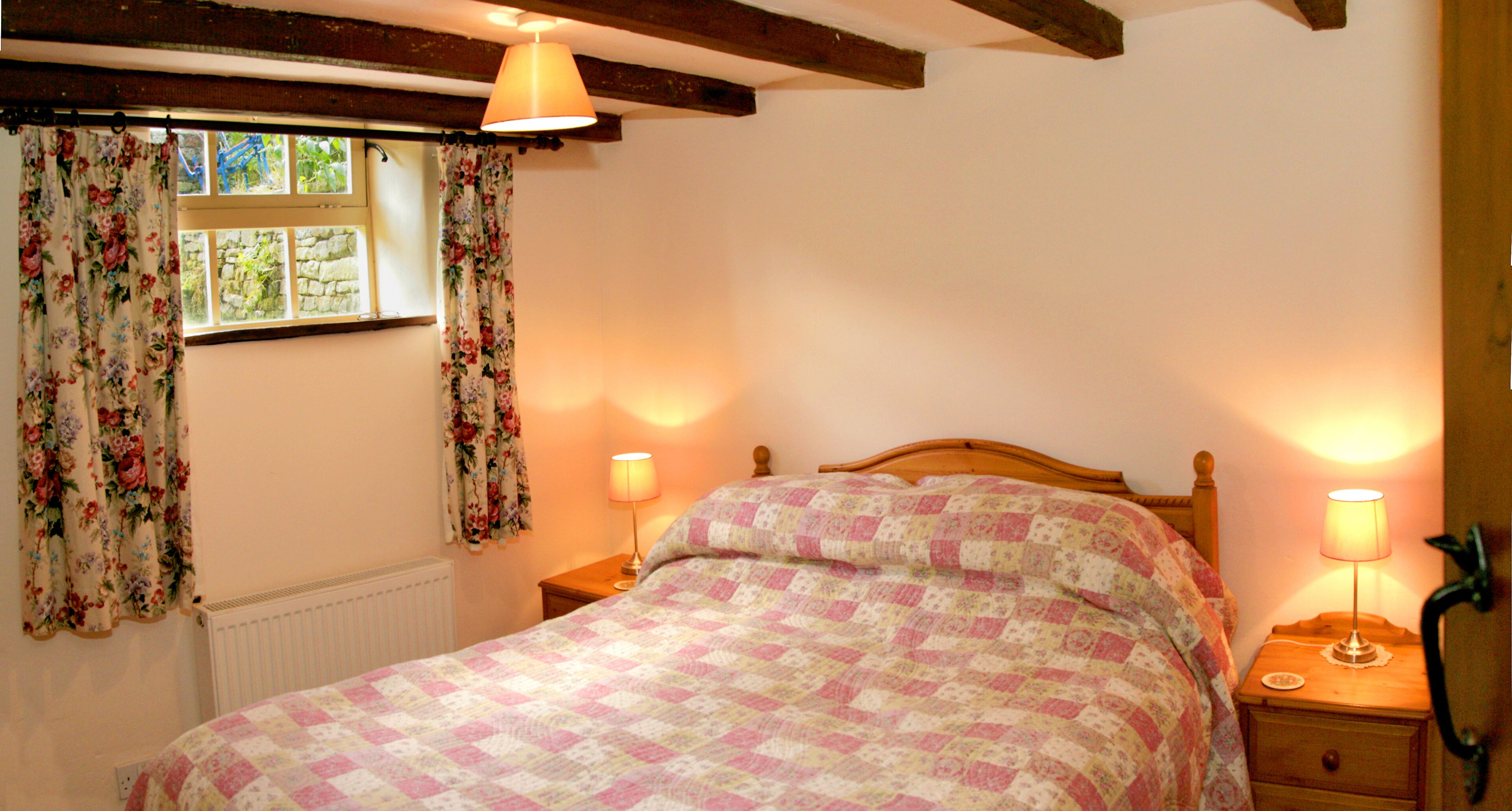 Rural location on the edge of a small Derbyshire village of Holymoorside