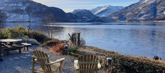 A loch side property with stunning views located in a walker's .