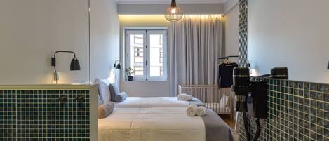 4 dormitorios, tabla de planchar con plancha, wifi gratis y ropa de cama